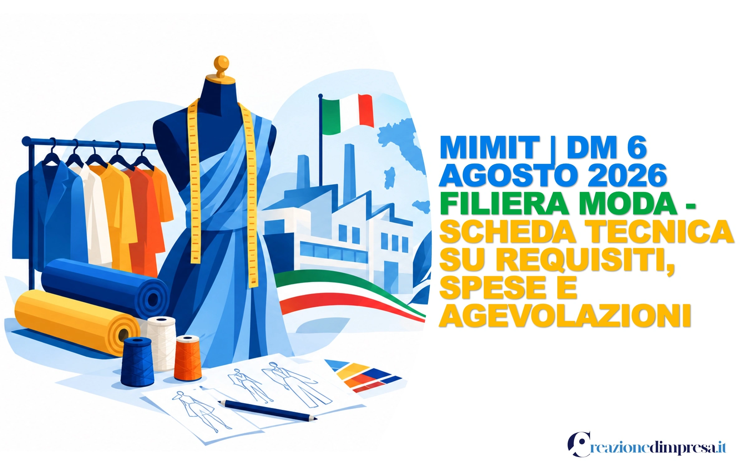 MIMIT AGEVOLAZIONI FILIERA MODA